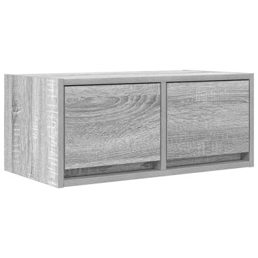 vidaXL Έπιπλο Τηλεόρασης Γκρι Sonoma 60x31x25,5cm Επεξεργασμένο Ξύλο