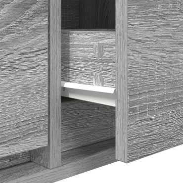 vidaXL Έπιπλο Τηλεόρασης Γκρι Sonoma 60x31x25,5cm Επεξεργασμένο Ξύλο