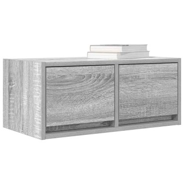 vidaXL Έπιπλο Τηλεόρασης Γκρι Sonoma 60x31x25,5cm Επεξεργασμένο Ξύλο