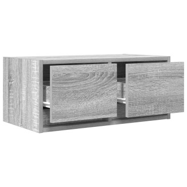 vidaXL Έπιπλο Τηλεόρασης Γκρι Sonoma 60x31x25,5cm Επεξεργασμένο Ξύλο