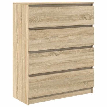 vidaXL Sideboard Sonoma Oak 80x35x99cm Κατασκευασμένο ξύλο 1 τεμ.