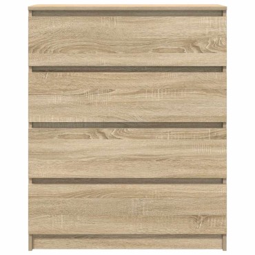 vidaXL Sideboard Sonoma Oak 80x35x99cm Κατασκευασμένο ξύλο 1 τεμ.