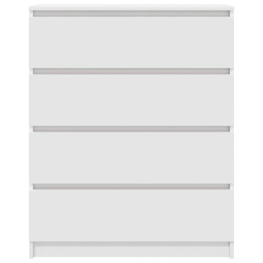 vidaXL Sideboard Λευκό 80x35x99cm Κατασκευασμένο ξύλο 1 τεμ.