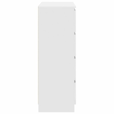 vidaXL Sideboard Λευκό 80x35x99cm Κατασκευασμένο ξύλο 1 τεμ.