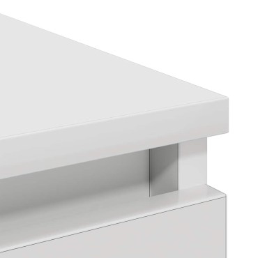 vidaXL Sideboard Λευκό 80x35x99cm Κατασκευασμένο ξύλο 1 τεμ.