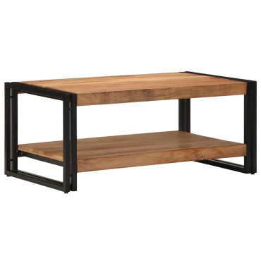 vidaXL Τραπεζάκι σαλονιού 90x50x38cm μασίφ ξύλο ακακίας 1 τεμ.