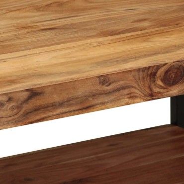 vidaXL Τραπεζάκι σαλονιού 90x50x38cm μασίφ ξύλο ακακίας 1 τεμ.