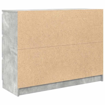 vidaXL Sideboard Μπετόν Γκρι 100x35x76cm Κατασκευασμένο ξύλο 1 τεμ.