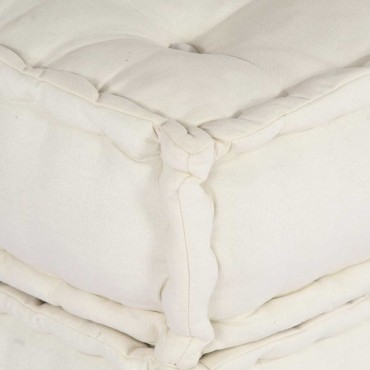 vidaXL Modular Pouffe Cream 70x70x36 ύφασμα 70x70x36 cm
