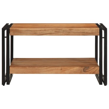 vidaXL Τραπεζάκι σαλονιού 70x50x38cm μασίφ ξύλο ακακίας 1 τεμ.