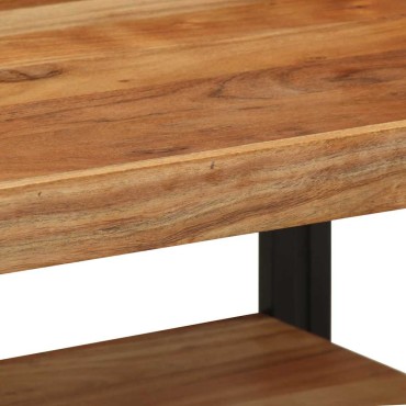 vidaXL Τραπεζάκι σαλονιού 70x50x38cm μασίφ ξύλο ακακίας 1 τεμ.