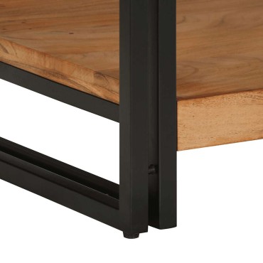 vidaXL Τραπεζάκι σαλονιού 70x50x38cm μασίφ ξύλο ακακίας 1 τεμ.
