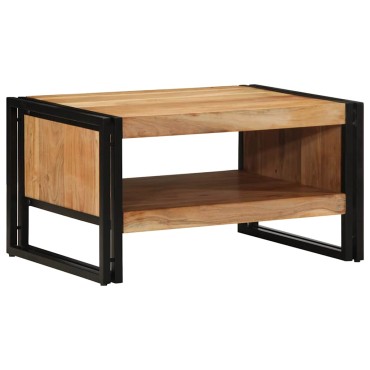 vidaXL Τραπεζάκι σαλονιού 70x50x38cm μασίφ ξύλο ακακίας 1 τεμ.