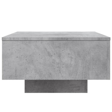 vidaXL Τραπεζάκι Σαλονιού Γκρι Σκυροδ. 55x55x31cm Επεξεργ. Ξύλο 1 τεμ.