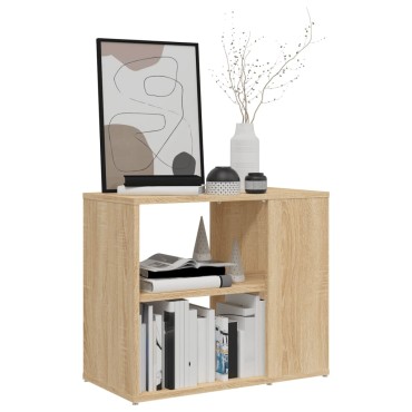 vidaXL Βοηθητικό Ντουλάπι Sonoma Δρυς 60x30x50cm από Επεξ. Ξύλο 1 τεμ.