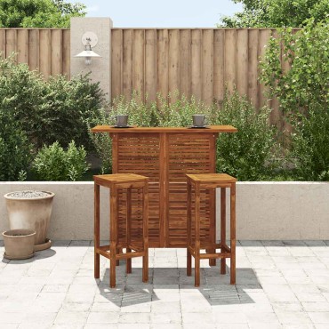 vidaXL Τραπέζι Μπαρ 110x50x105cm από Μασίφ Ξύλο Ακακίας 1 τεμ.
