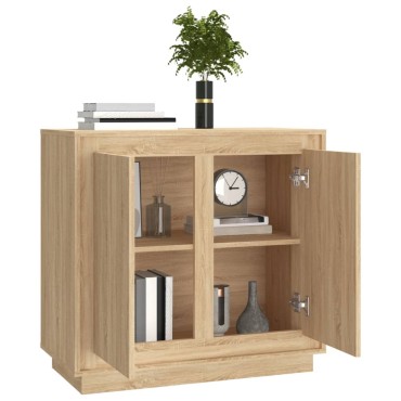 vidaXL Συρταριέρα Sonoma Δρυς 80x34x75cm Επεξεργασμένο Ξύλο 1 τεμ.