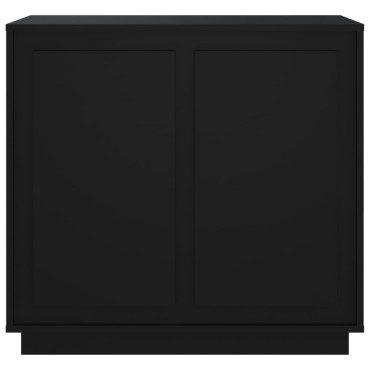 vidaXL Ντουλάπι Μαύρο 80x34x75cm από Επεξεργασμένο Ξύλο 1 τεμ.