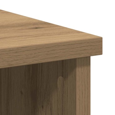 vidaXL Συρταριέρα με Συρτάρια Τεχνίτης Δρυς 101x35x76cm Επεξ. Ξύλο 1 τεμ.