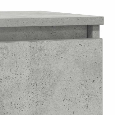 vidaXL Συρταριέρα με Συρτάρια Γκρι Σκυρ. 71x35x65cm από Επεξ. Ξύλο 1 τεμ.