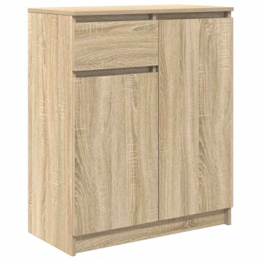 vidaXL Συρταριέρα με Συρτάρια Sonoma Δρυς 71x35x84cm από Επεξ. Ξύλο 1 τεμ.
