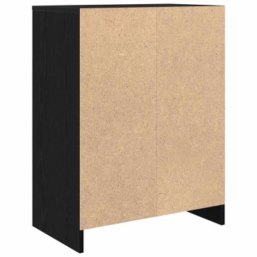 vidaXL Sideboard Μαύρη βελανιδιά 57x34x76cm Κατασκευασμένο ξύλο 1 τεμ.