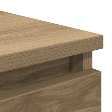 vidaXL Μπουφές Αρτισιανή Δρυς 37,5x35x76cm από Επεξεργασμένο Ξύλο 1 τεμ.