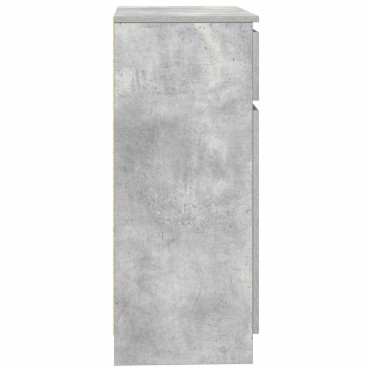 vidaXL Συρταριέρα με Συρτάρια Γκρι Σκυρ. 71x35x84cm από Επεξ. Ξύλο 1 τεμ.