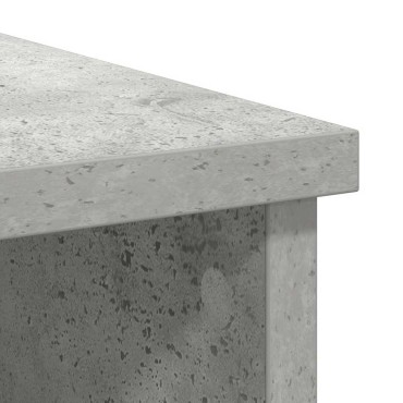 vidaXL Συρταριέρα με Συρτάρια Γκρι Σκυρ. 101x35x76cm από Επεξ. Ξύλο 1 τεμ.
