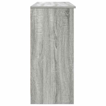 vidaXL Συρταριέρα με Συρτάρια Γκρι Sonoma 101x35x76cm από Επεξ. Ξύλο 1 τεμ.