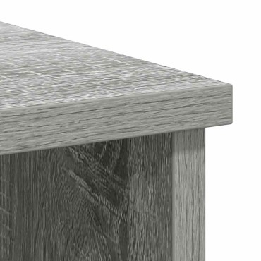 vidaXL Συρταριέρα με Συρτάρια Γκρι Sonoma 101x35x76cm από Επεξ. Ξύλο 1 τεμ.