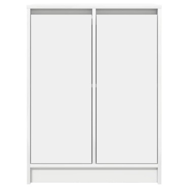 vidaXL Παπουτσοθήκη Λευκή 57x34x76cm από Επεξεργασμένο Ξύλο 1 τεμ.