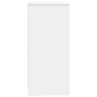 vidaXL Παπουτσοθήκη Λευκή 57x34x76cm από Επεξεργασμένο Ξύλο 1 τεμ.