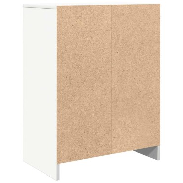 vidaXL Παπουτσοθήκη Λευκή 57x34x76cm από Επεξεργασμένο Ξύλο 1 τεμ.
