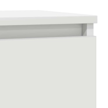 vidaXL Παπουτσοθήκη Λευκή 57x34x76cm από Επεξεργασμένο Ξύλο 1 τεμ.