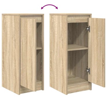 vidaXL Ντουλάπι Sonoma Δρυς 29,5x34x76cm από Επεξεργασμένο Ξύλο 1 τεμ.