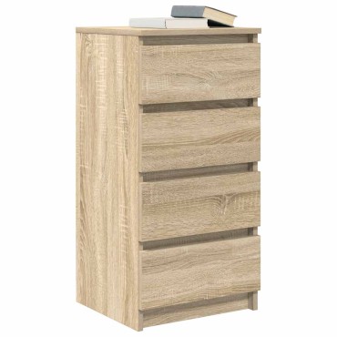 vidaXL Ραφιέρα Sonoma Δρυς 37,5x35x76cm από Επεξεργ. Ξύλο 1 τεμ.