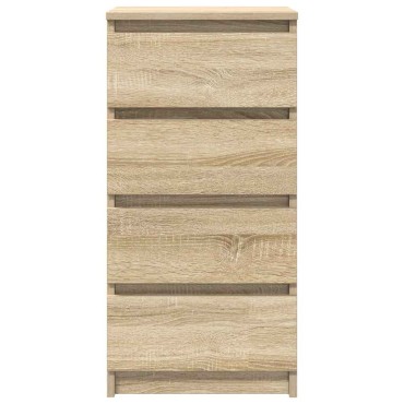 vidaXL Ραφιέρα Sonoma Δρυς 37,5x35x76cm από Επεξεργ. Ξύλο 1 τεμ.