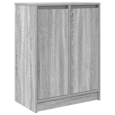 vidaXL Συρταριέρα Γκρι Sonoma 57x34x76cm Ξύλινο μηχανουργικό ξύλο 1 τεμ.