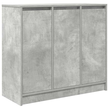 vidaXL Ντουλάπι Γκρι Σκυροδέματος 85x34x76cm Επεξεργασμένο Ξύλο 1 τεμ.