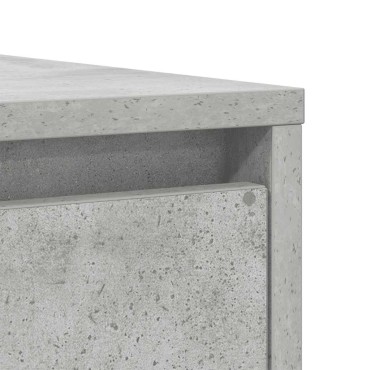 vidaXL Ντουλάπι Γκρι Σκυροδέματος 85x34x76cm Επεξεργασμένο Ξύλο 1 τεμ.