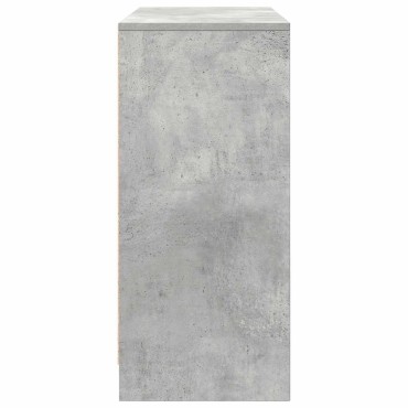 vidaXL Ντουλάπι Γκρι Σκυροδέματος 85x34x76cm Επεξεργασμένο Ξύλο 1 τεμ.