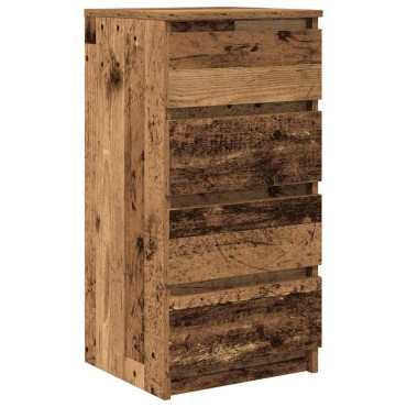 vidaXL Ντουλάπι Όψη Παλαιού Ξύλου 37,5x35x76cm από Επεξεργασμένο Ξύλο 1 τεμ.