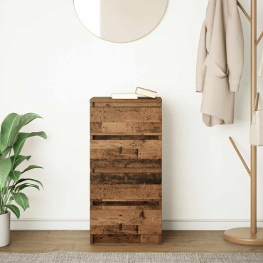 vidaXL Ντουλάπι Όψη Παλαιού Ξύλου 37,5x35x76cm από Επεξεργασμένο Ξύλο 1 τεμ.