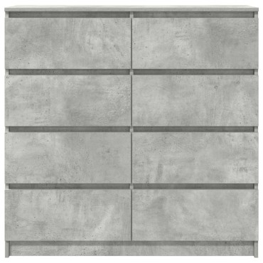 vidaXL Ντουλάπι Γκρι Σκυροδέματος 100x35x99cm Επεξεργασμένο Ξύλο 1 τεμ.