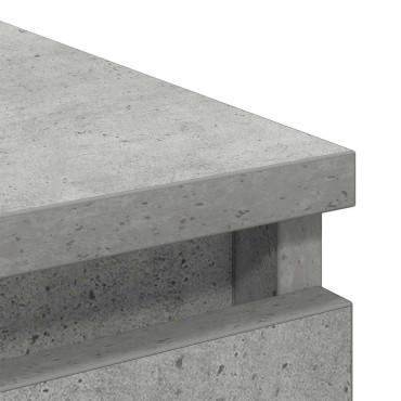 vidaXL Ντουλάπι Γκρι Σκυροδέματος 100x35x99cm Επεξεργασμένο Ξύλο 1 τεμ.