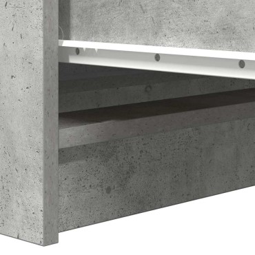 vidaXL Ντουλάπι Γκρι Σκυροδέματος 100x35x99cm Επεξεργασμένο Ξύλο 1 τεμ.