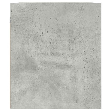 vidaXL Κομοδίνο Επιτοίχιο Γκρι Σκυροδέματος 38x34x40cm 1 τεμ.