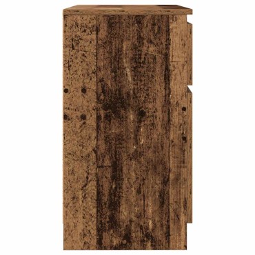 vidaXL Συρταριέρα με Συρτάρια Παλαιό ξύλο 71x35x65cm από Επεξ. Ξύλο 1 τεμ.