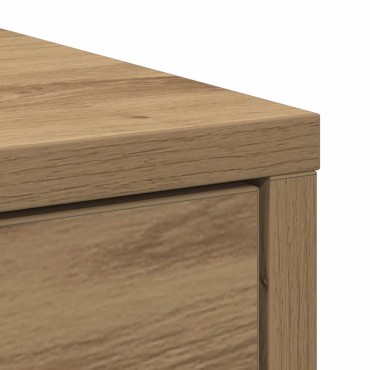 vidaXL Συρταριέρα με Συρτάρια Τεχνίτης Δρυς 80x34x76cm Επεξ. Ξύλο 1 τεμ.